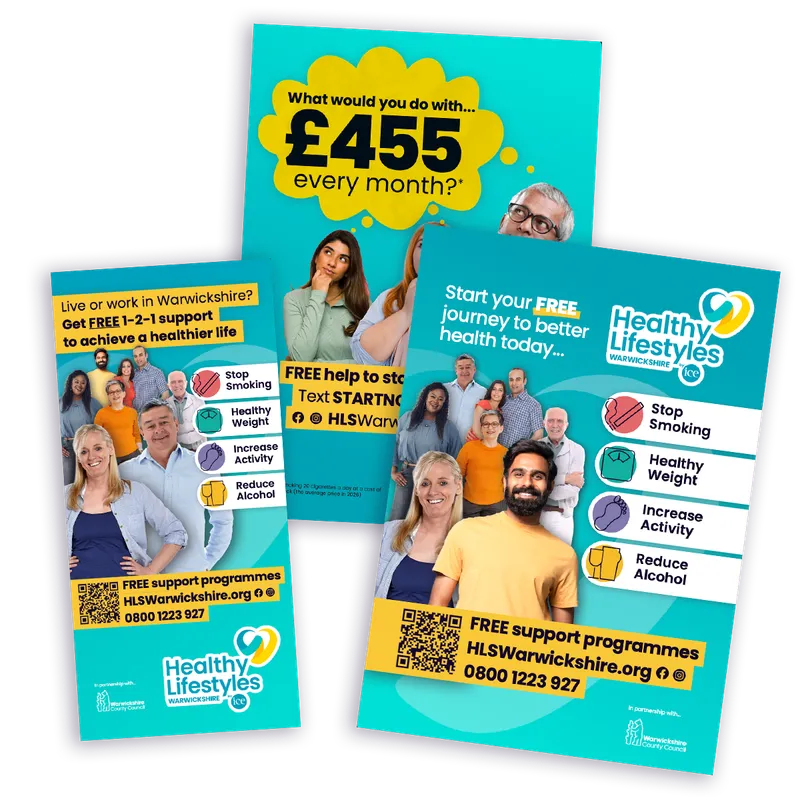 Healthy Lifestyles Warwickshire service information resources.